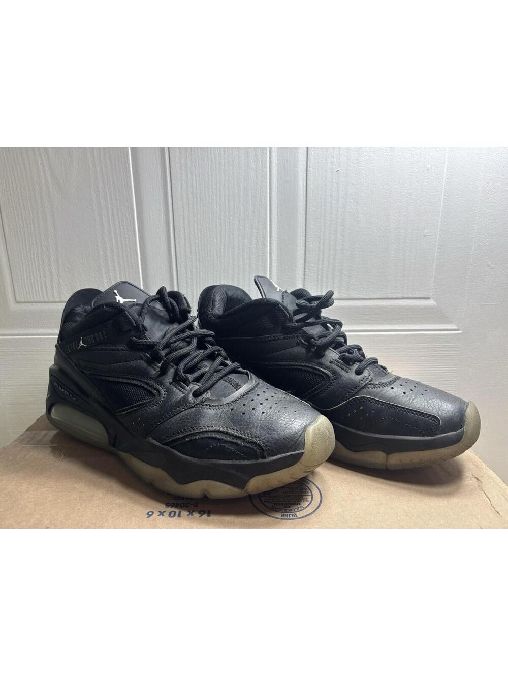 RARE FIND 2021 Nike Air Jordan Point Lane (GS) Sneakers Black Boys Size6.5 Youth
